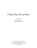 I Need Thee Every Hour (Digital Download)