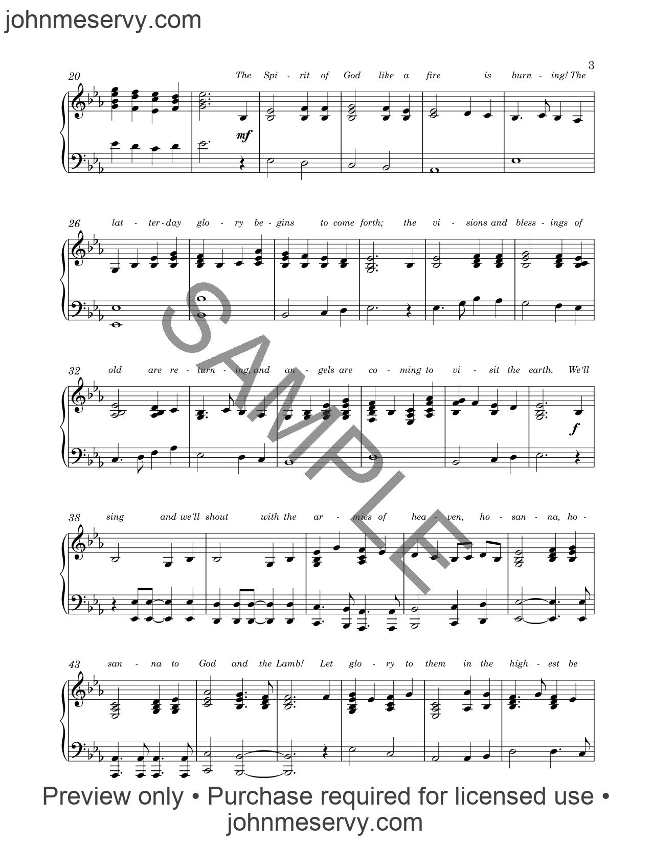 The Spirit of God / How Firm a Foundation (Digital Download)