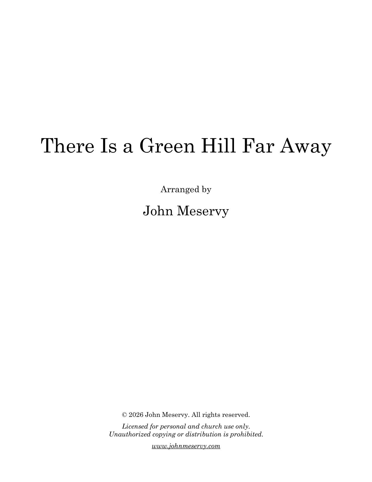 There Is a Green Hill Far Away (Digital Download)
